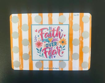Faith over Fear Scratch off Savings Challange