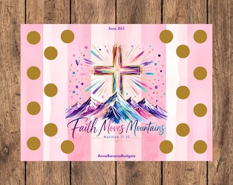 Faith Moves Mountains Scratch off Savings Challange