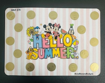 Mickey and Friends Hello Summer Scratch off Savings Challenge