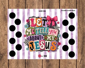 Let me tell you about my Jesus Scratch off Savings Challange