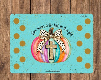 Give Thanks to the Lord Scratch off Savings Challange