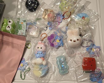 10 mini bolsas sorpresa Taba Squishy