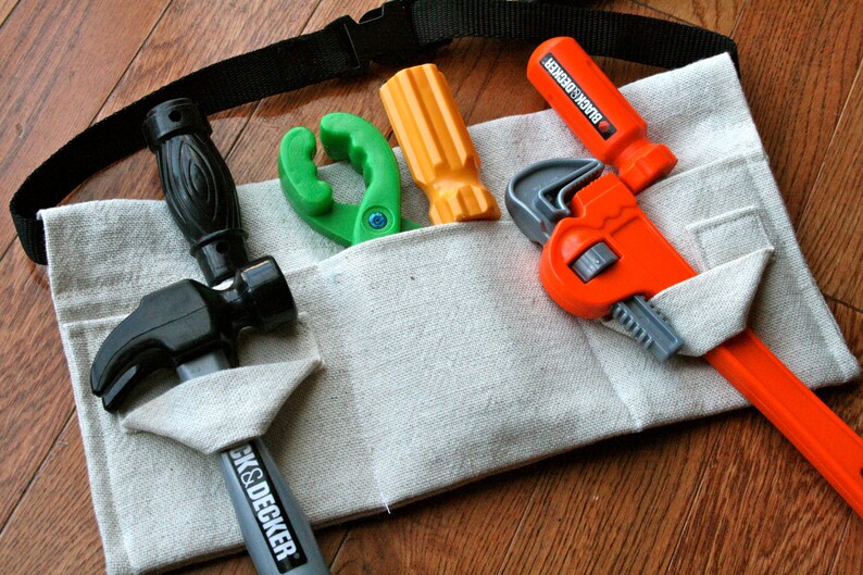 Child's Tool Belt Canvas Tool Belt for Kids Play time Etsy