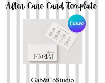 Editable Business Card Template | Modern Small Business Branding | Minimal Canva Design (Digital Download)