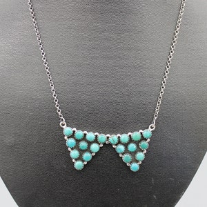 Kingman Turquoise and Sterling Silver Necklace
