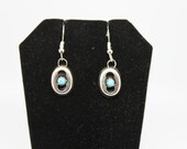 Turquoise and Sterling Silver Drop Earrings