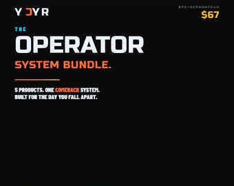 ADHD Dad Recovery System Bundle: 5 Tools for Support (Instant Download)