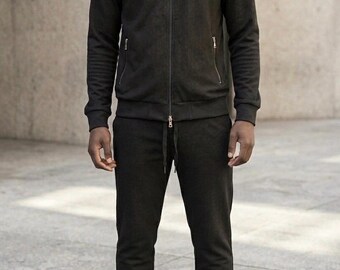 Completo tradizionale africano di lusso, streetwear moderno. Tuta coordinata.