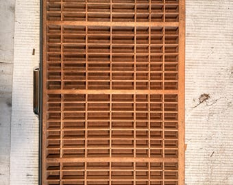 Caja tipográfica antigua para cajón de imprenta n.° 39