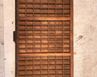 Caja tipográfica antigua para cajón de imprenta n.° 41