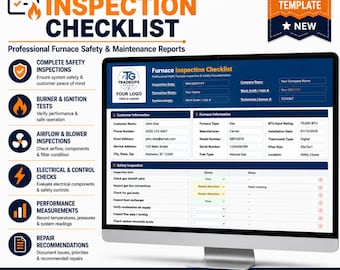 Furnace Inspection Checklist — Professional Heating System Inspection Report for HVAC Technicians