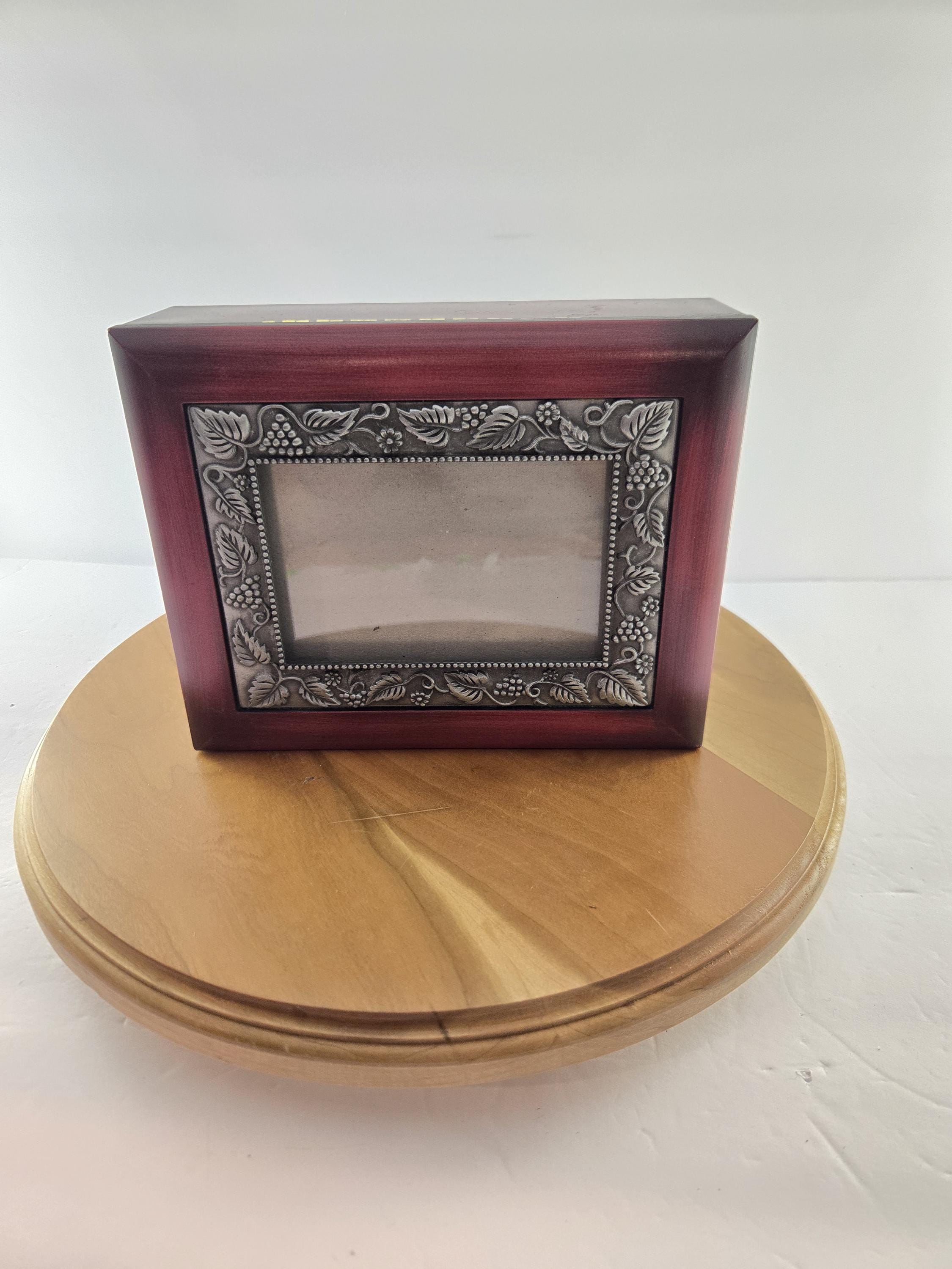 Vintage Keepsake Box Pewter - Etsy