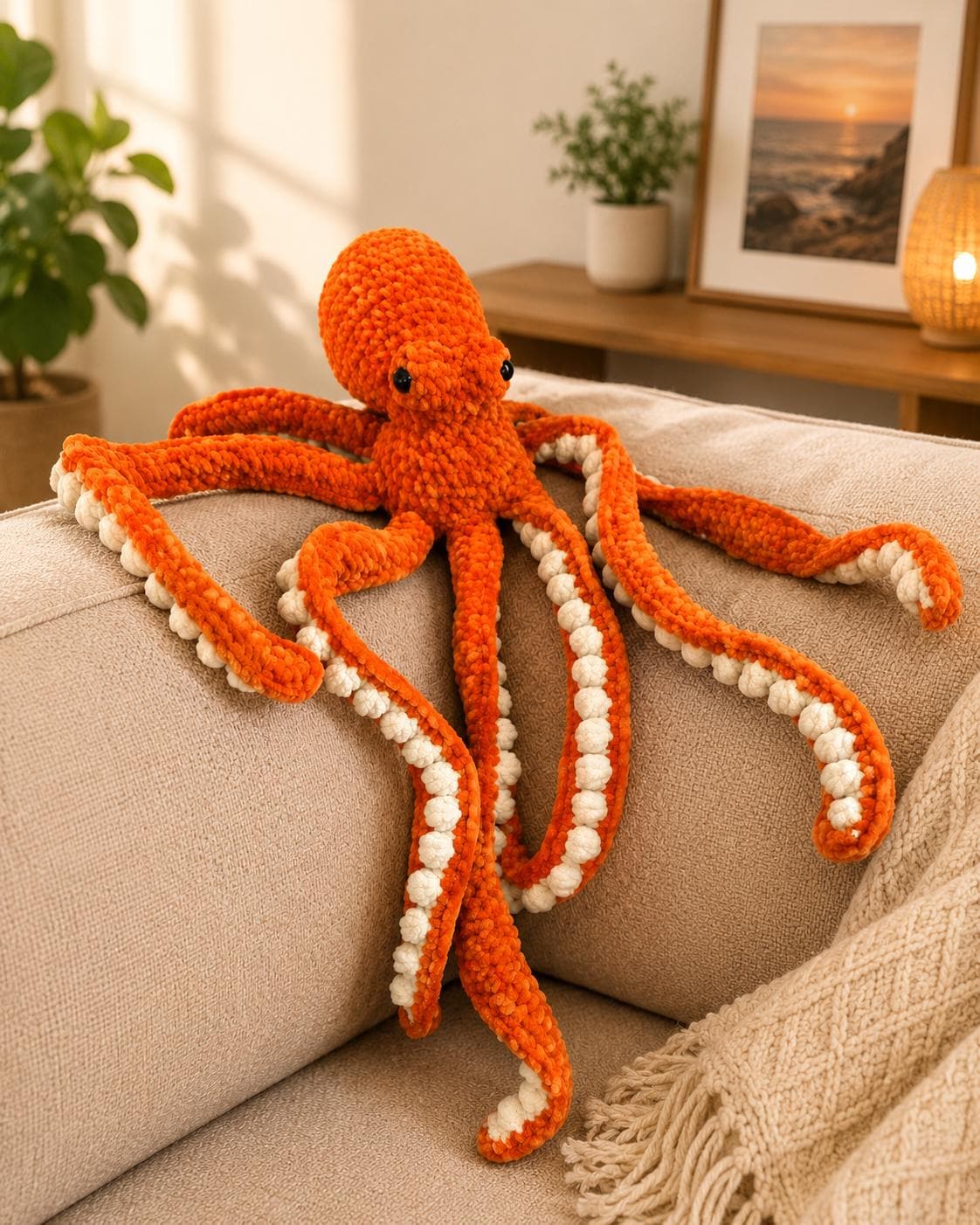 30 Giant Octopus Crochet Patterns for Plush Ocean Decor and Amigurumi Play 27 Giant Octopus Crochet Pattern PDF | Anchor the Octopus Amigurumi