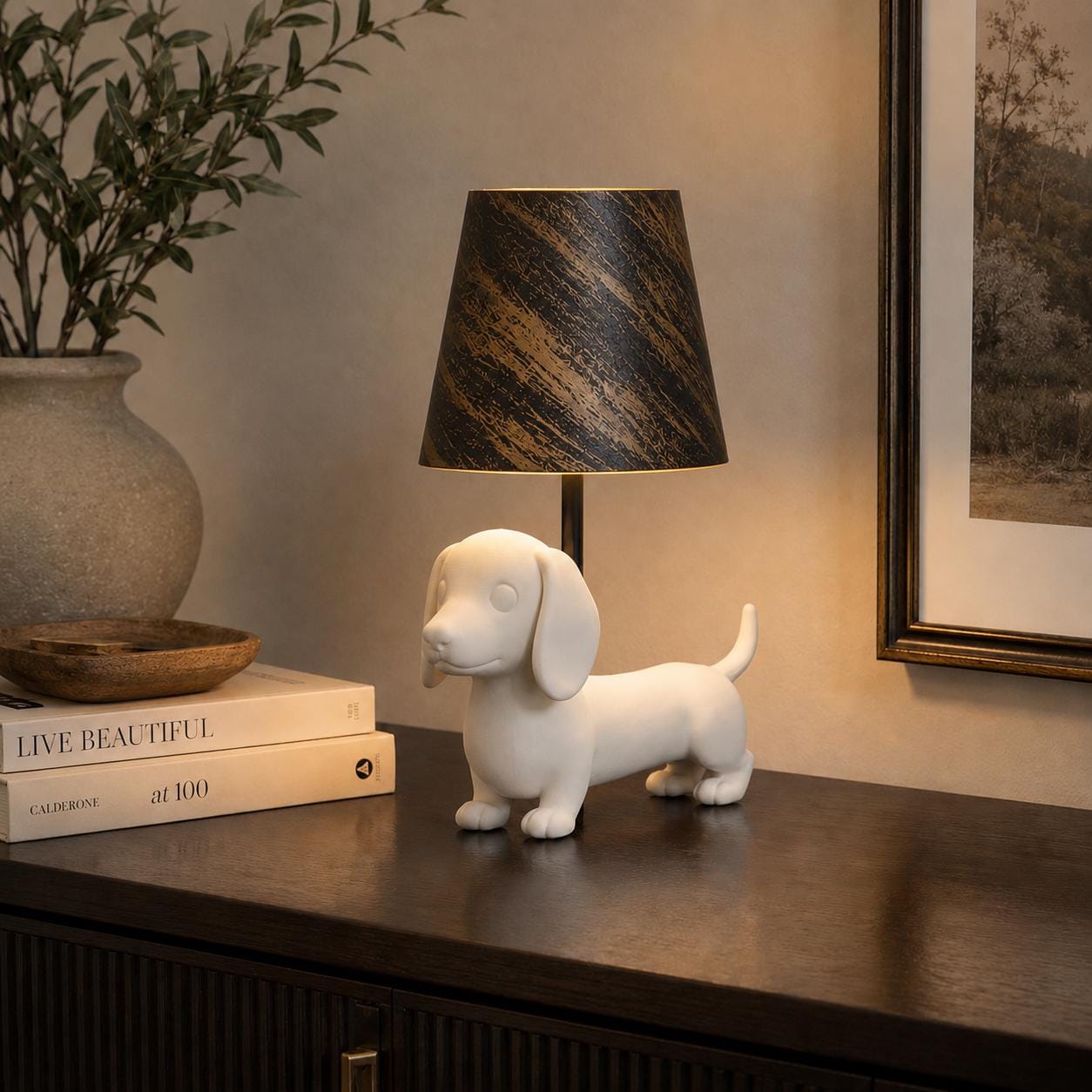 ダックスフンド型 照明 Dachshund lamp - Etsy 日本