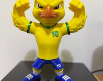 Canarinho invocado mascota de Brasil