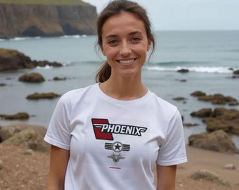 Camiseta de mujer estilo Phoenix Top Gun