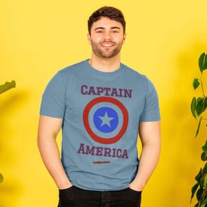 Captain America Mens T-shirt image 4