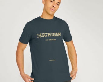 Camiseta de hombre de Michigan