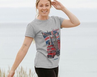 Camiseta de Londres para mujer
