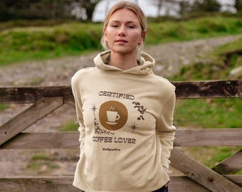 Sudadera con capucha para amantes del café