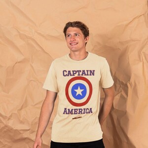 Captain America Mens T-shirt image 3