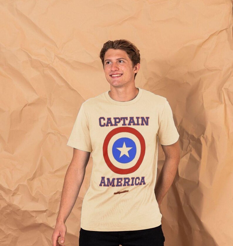Captain America Mens T-shirt image 3