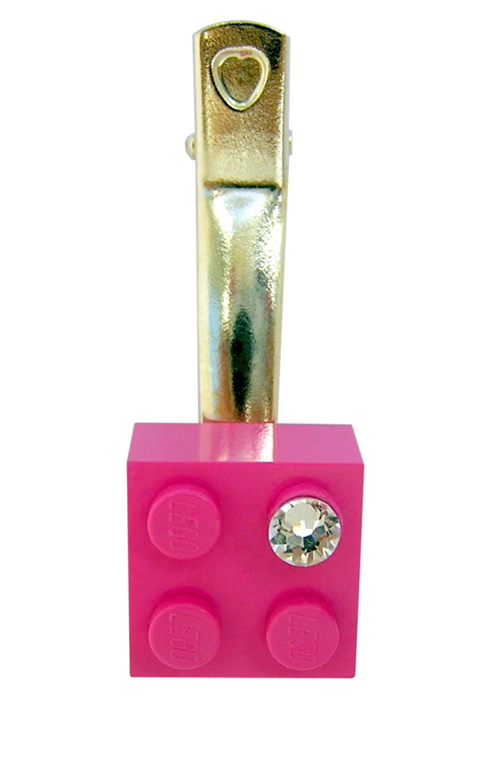 Dark Pink LEGO® Brick 2x2 With a diamond Color SWAROVSKI® Etsy