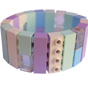 Bransoletka Kawaii Pastel - wykonana z klocków LEGO® na elastycznych sznurkach - Harajuku - FRUiTS Japoński magazyn modowy - Cosplay