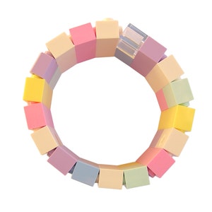 Sweet Lolita bracelet - Kawaii bracelet - Sweet Lolita jewelry - Kawaii jewelry - made from LEGO® bricks on stretchy cords