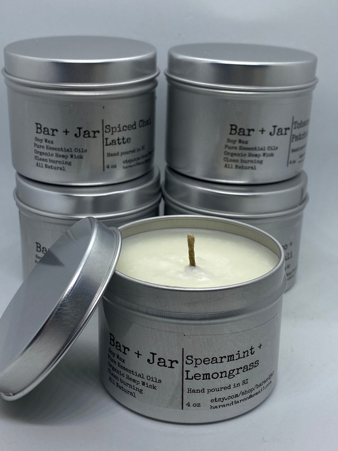 Assorted 4 oz candles. Bulk batch of candles. Sample pack Etsy