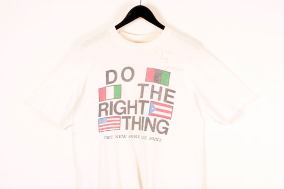 Atlantic koncept Elendighed Spike Lee Vintage Autographed Promo Tee Do the Right Thing - Etsy