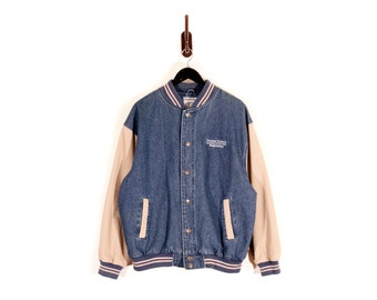 denim bomber jacket vintage