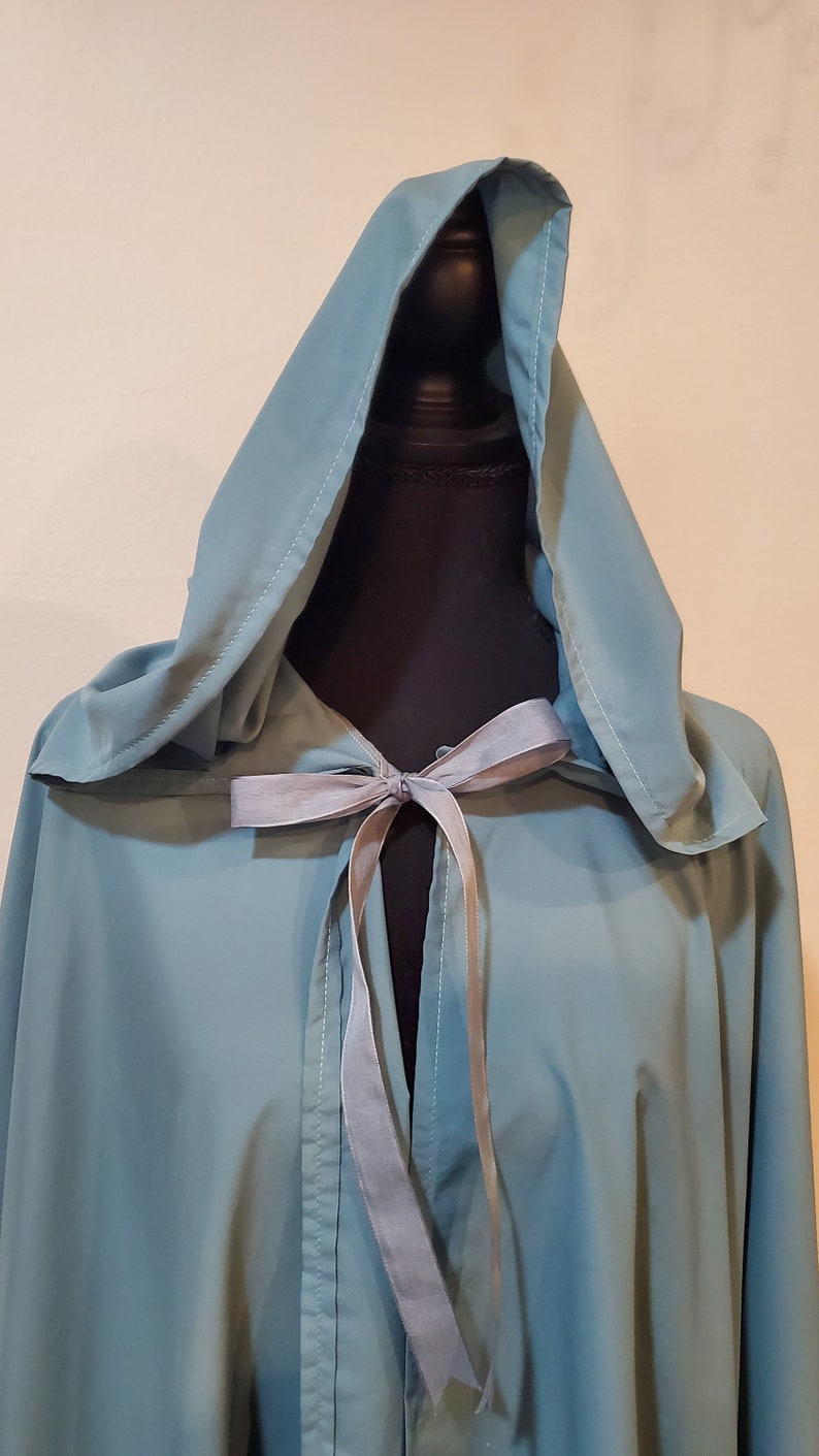 High Rise Cloak Teal Crepe High-low Circle Cloak - Etsy