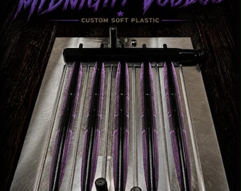 Midnight Voodoo - 5" Custom Soft Plastic Stick Bait