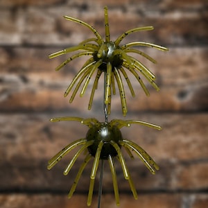 Green Pumpkin - Wicked Fuzzy Ballz | Hand-Poured Bass Fishing Bait | Soft Plastic Bait | 2 Pack