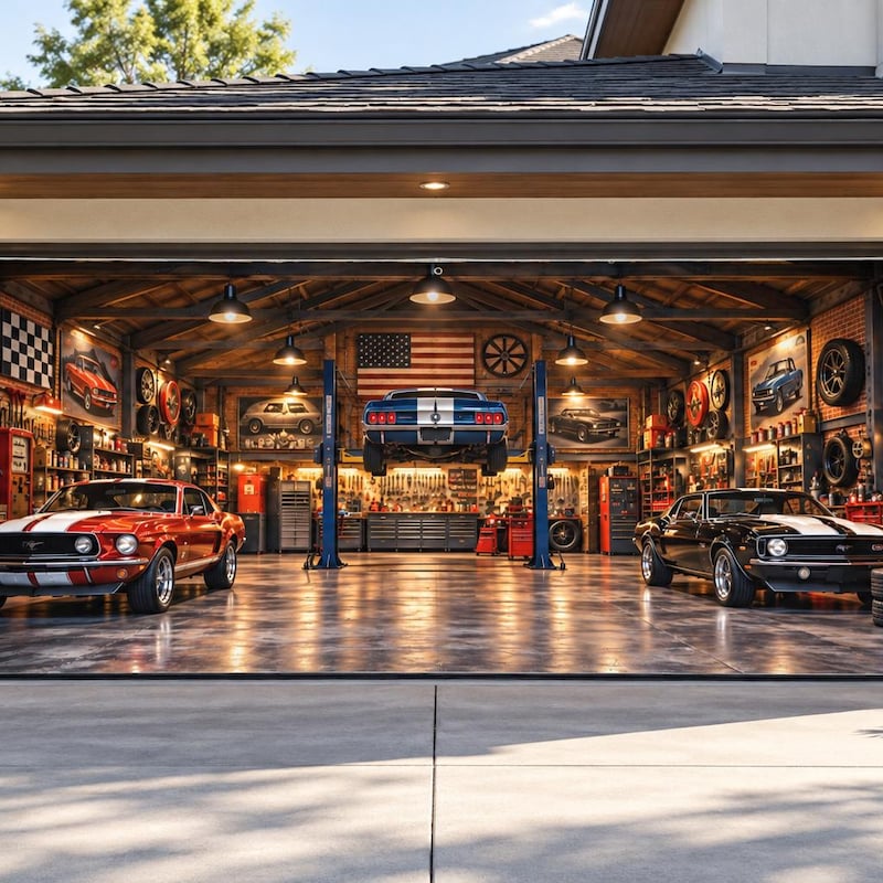 Car Garage Backdrops - Etsy