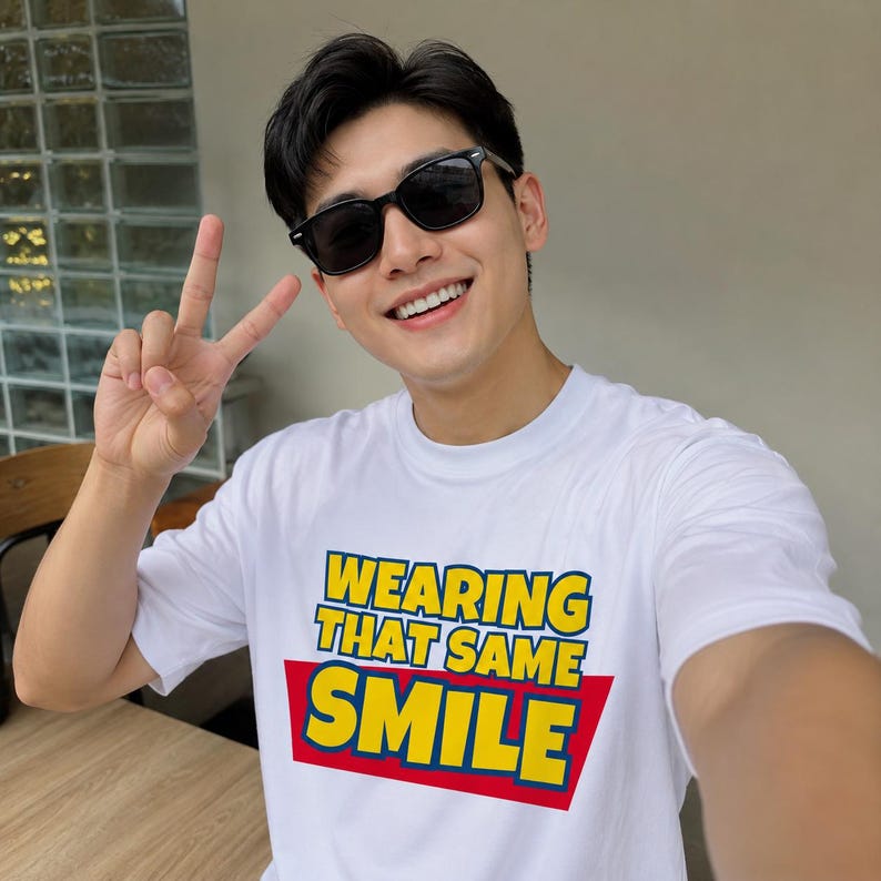 Wearing That Same Smile PNG, I Knew It I Knew You PNG, Toy Inspired PNG Design, Concert Fan PNG, Retro Graphic PNG