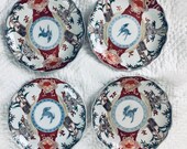 Lot of 6 Antique Japanese Porcelain Plates