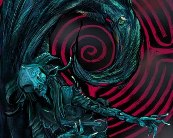 A3 Pan's Labyrinth 'Fauno' Art Print