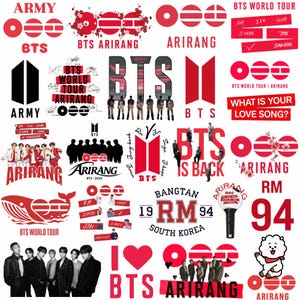 Printable bts stickers - Etsy 日本