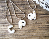 Personalized Pendant Necklace Letter Initial Pendant jewelry