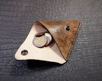 Triangle coin purse (Unique texture)