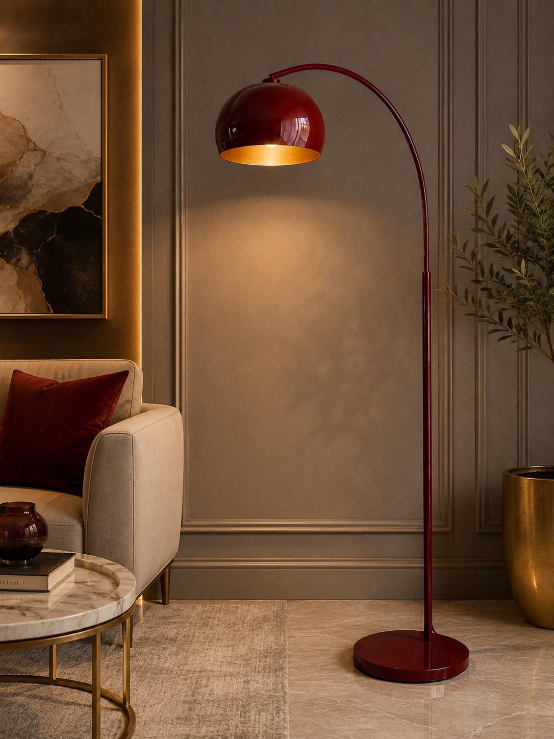 Arc floor lamp - Etsy 日本