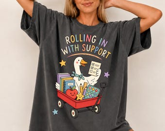 Comfort Colors® Silly Goose Special Education Teacher Shirt, Custom Teacher Back To School Tee, Elementary Teacher, Funny SPED Teacher Shirt