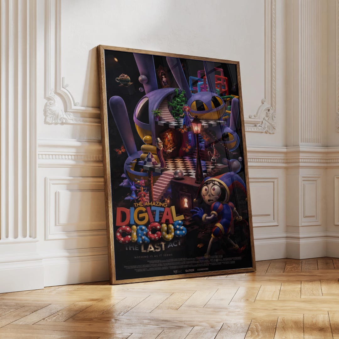 The Amazing Digital Circus Poster Dark Fantasy Wall Art Pomni the-amazing-digital-circus-poster-dark-fantasy-wall-art-pomni