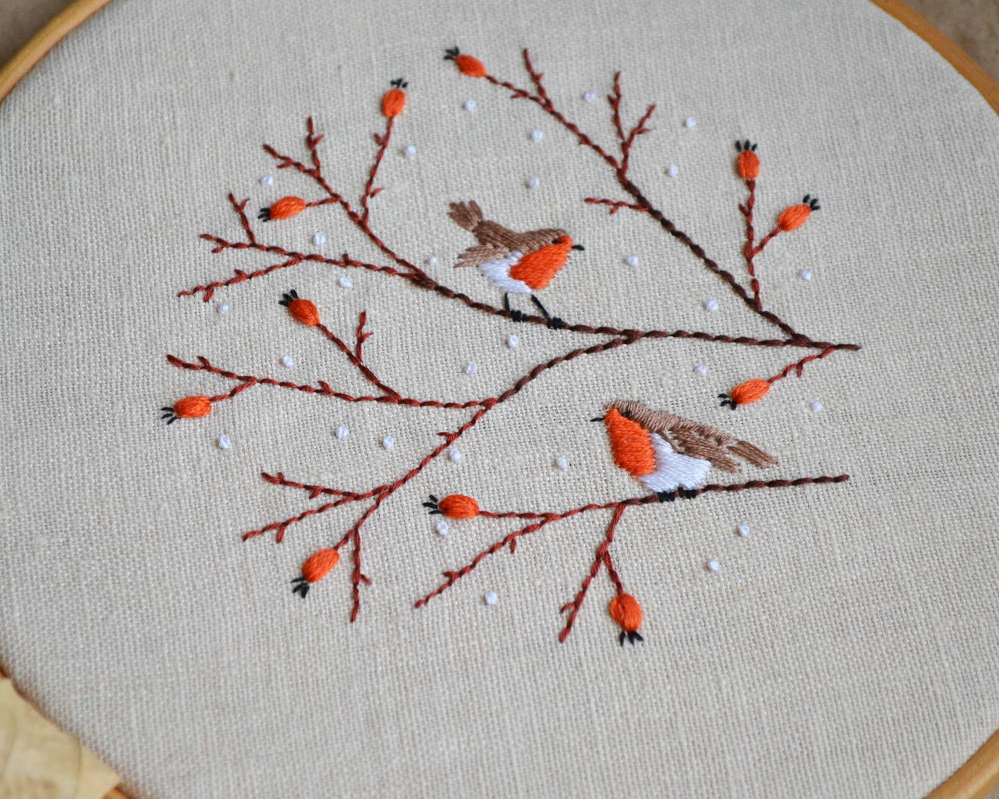 Bird embroidery pattern Hand embroidery pattern in PDF Etsy