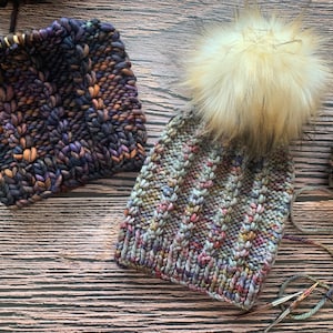 PATTERN ONLY - Fiddle Fern Beanie - A PDF Knit Hat Pattern - Sweet Pea & Sparrow
