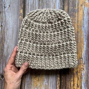 PATTERN ONLY - Tracks Beanie - Hat Pattern only - Crochet PDF Pattern