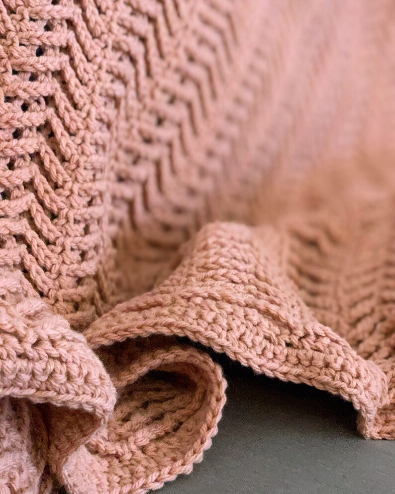 PATTERN ONLY Waverly Throw PDF Crochet Throw Blanket Etsy