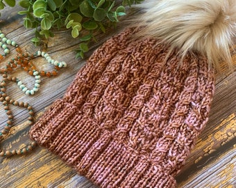 PATTERN ONLY - Barley Beanie - A PDF Knit Hat Pattern - Sweet Pea & Sparrow